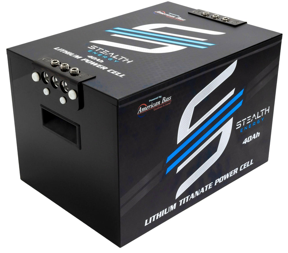 ABLT-40 American Bass Audio 13.8V LTO Battery | 40Ah Lithium Titanate Battery | Ultra-Lightweight, High-Power LTO Battery - 40Ah Lithium Titanate