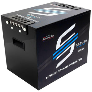 ABLT-80 American Bass Audio 13.8V LTO Battery | 80Ah Lithium Titanate Battery | Ultra-Lightweight, High-Power LTO Battery - 80Ah Lithium Titanate