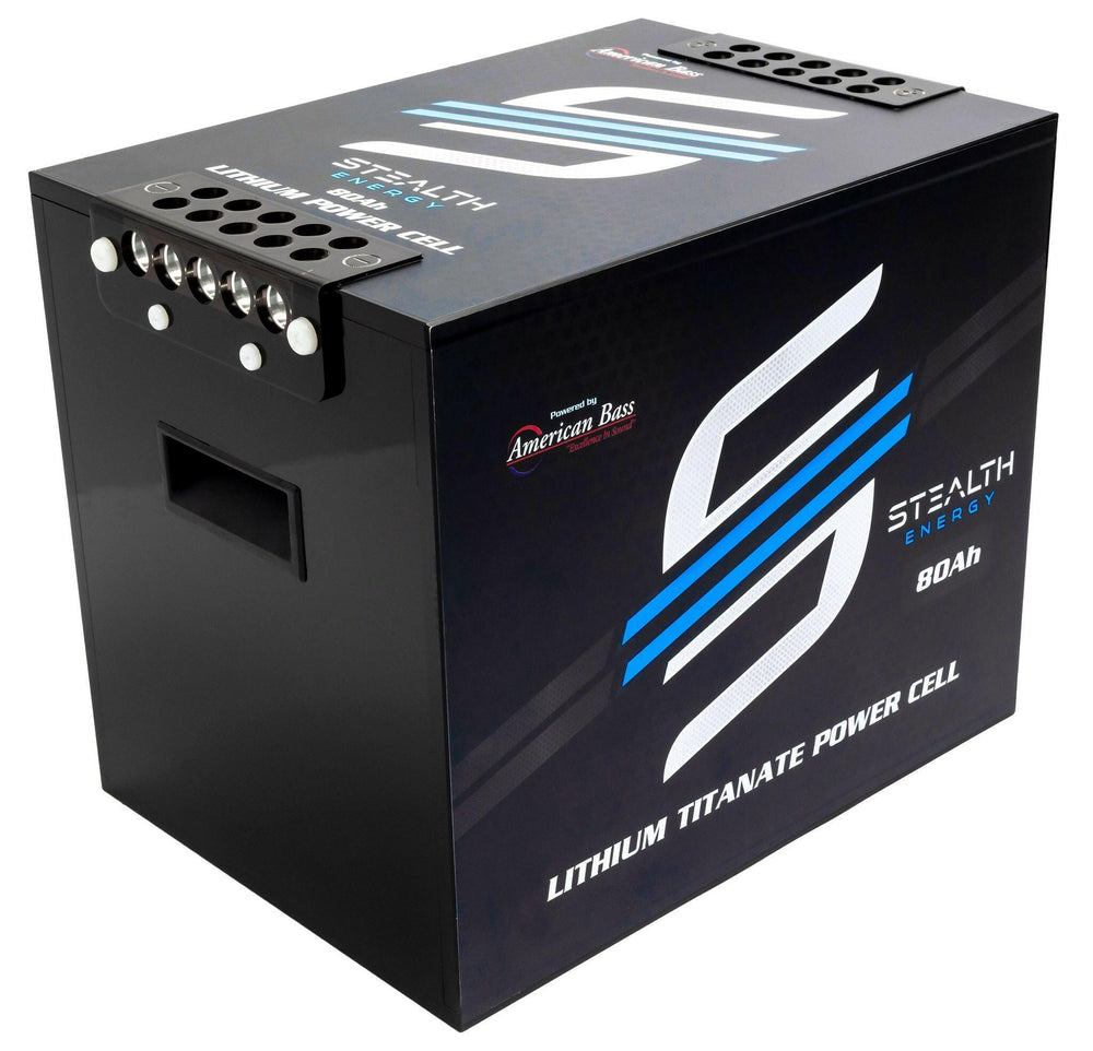 ABLT-80 American Bass Audio 13.8V LTO Battery | 80Ah Lithium Titanate Battery | Ultra-Lightweight, High-Power LTO Battery - 80Ah Lithium Titanate