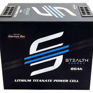 ABLT-80 American Bass Audio 13.8V LTO Battery | 80Ah Lithium Titanate Battery | Ultra-Lightweight, High-Power LTO Battery - 80Ah Lithium Titanate
