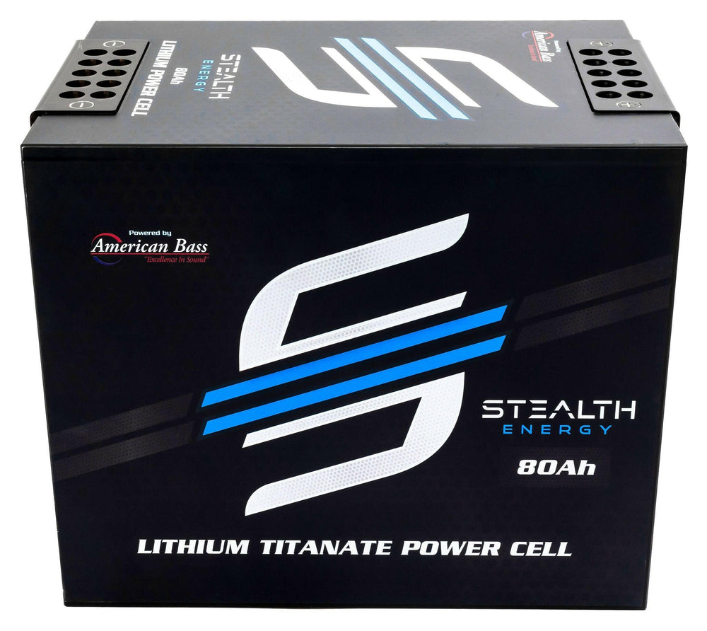 ABLT-80 American Bass Audio 13.8V LTO Battery | 80Ah Lithium Titanate Battery | Ultra-Lightweight, High-Power LTO Battery - 80Ah Lithium Titanate