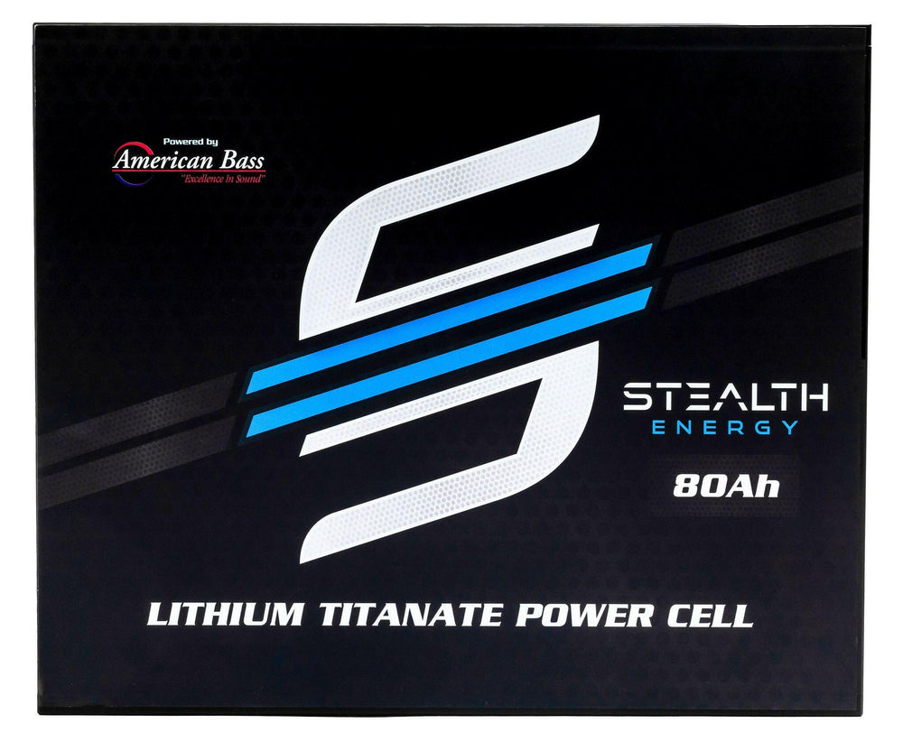 ABLT-80 American Bass Audio 13.8V LTO Battery | 80Ah Lithium Titanate Battery | Ultra-Lightweight, High-Power LTO Battery - 80Ah Lithium Titanate