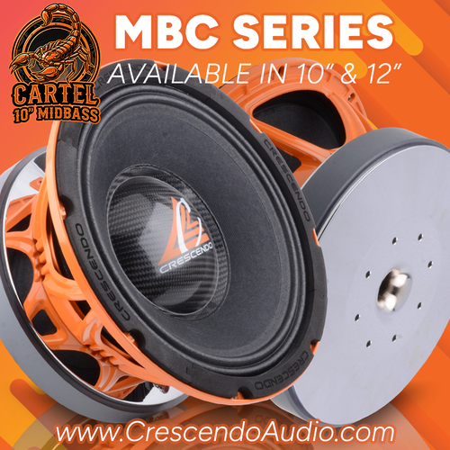 CRESCENDO AUDIO | MBC 10" MIDBASS CARTEL WOOFER