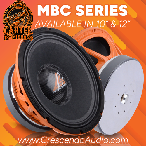 CRESCENDO AUDIO | MBC 12" MIDBASS CARTEL WOOFER
