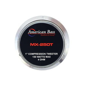 MX 250 Compression Super Tweeters, 150 Watts (Pair) - 150 Watts