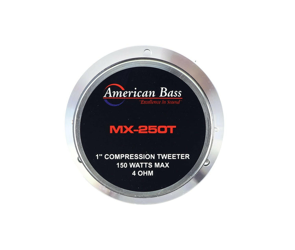 MX 250 Compression Super Tweeters, 150 Watts (Pair) - 150 Watts