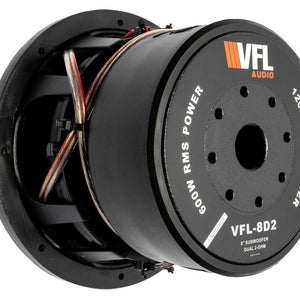 Power Pack: 2 VFL Comp 8D4 V2 Subwoofers + VFL Hybrid 4800.1 Amplifier - 2
