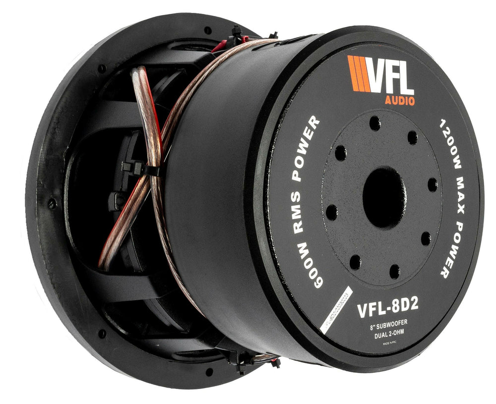Power Pack: 2 VFL Comp 8D4 V2 Subwoofers + VFL Hybrid 4800.1 Amplifier - 2