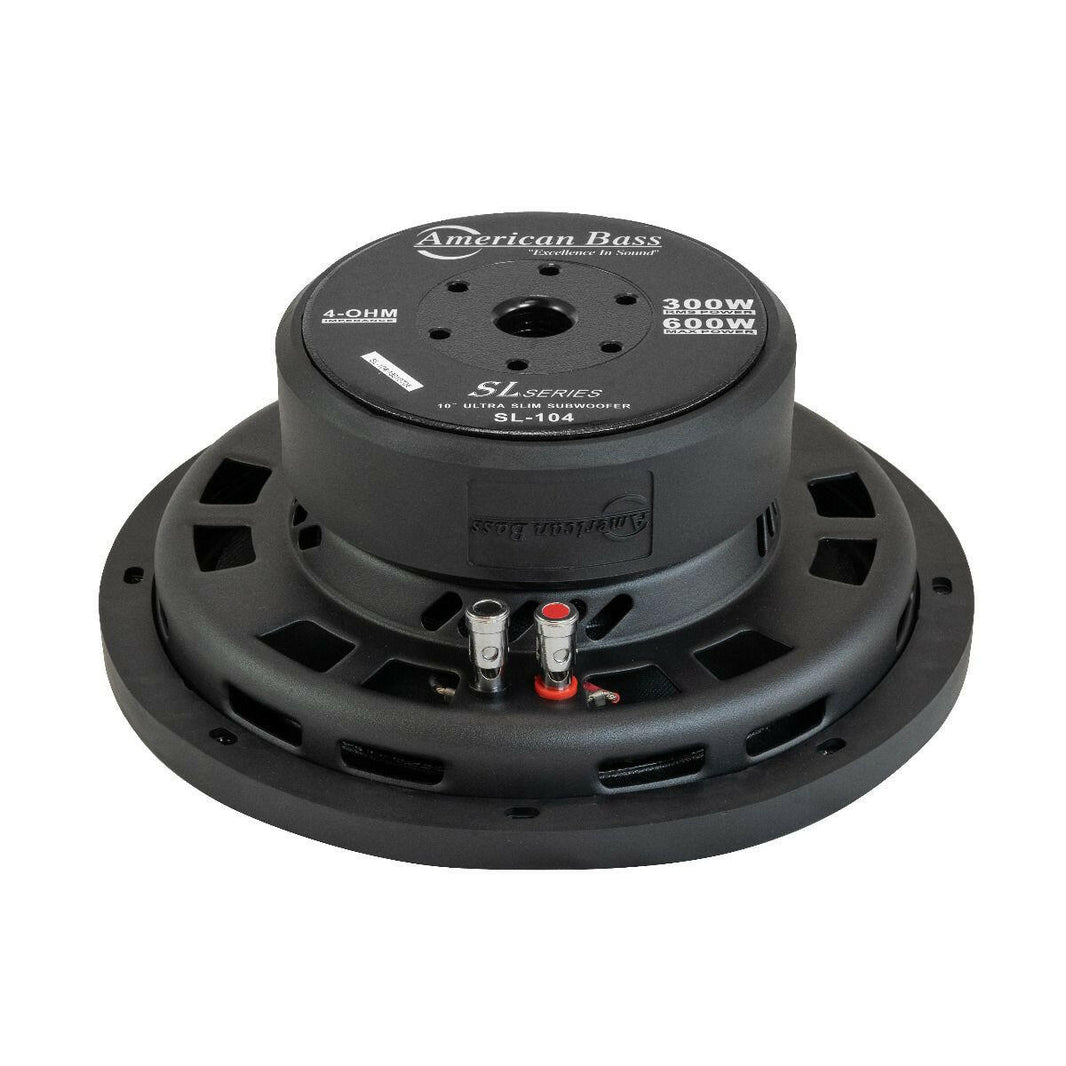 SL 10″ Car Subwoofer | 300 Watts RMS | Single Voice Coil 4 Ohm (Shallow Mount) - Dual Voice Coil