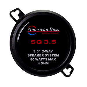 SQ 3.5" Full Range Speakers | 40 Watts (Pair) - 40 Watts (Pair)