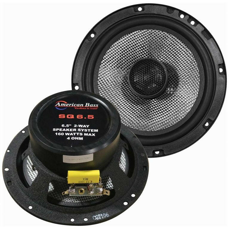 SQ 6.5" Full Range Speakers | 80 Watts (Pair) - 80 Watts (Pair)