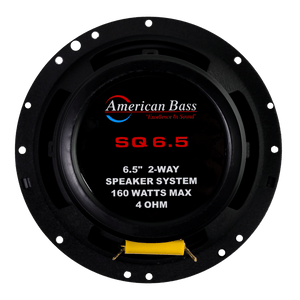 SQ 6.5" Full Range Speakers | 80 Watts (Pair) - 80 Watts (Pair)