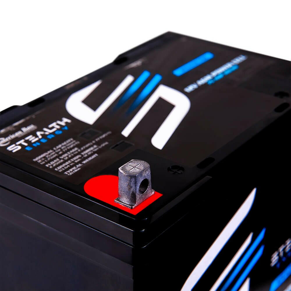 ST-750 American Bass Audio Stealth 750 | 75Ah AGM Battery | Maintenance-Free, Sealed Power for Car Audio & More - 75Ah AGM