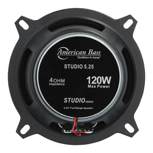 Studio 5.25" Full Range Speakers | 60 Watts (Pair) - 60 Watts (Pair)