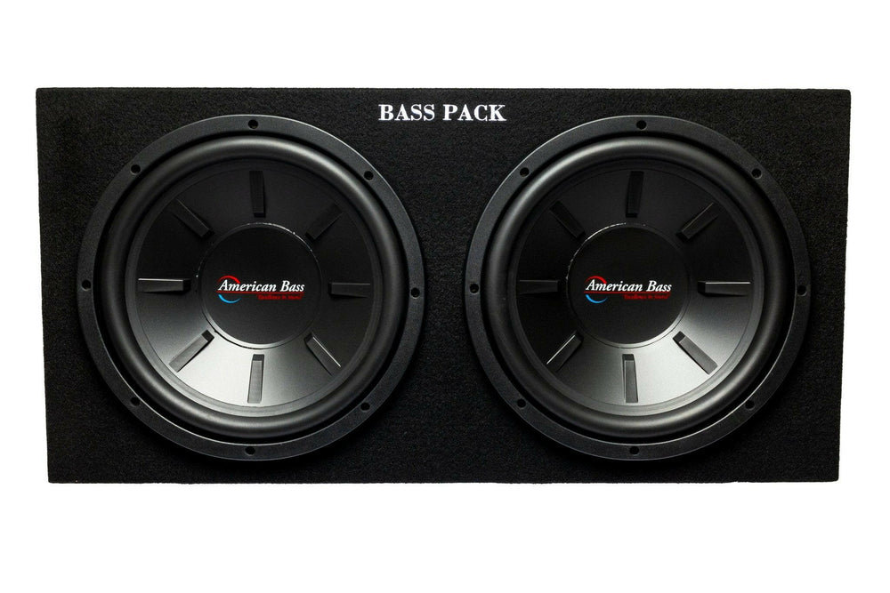 Bass Pack Dual 12″ Loaded Subwoofer Enclosure with Amplifier | 600 Watts RMS - BP-400