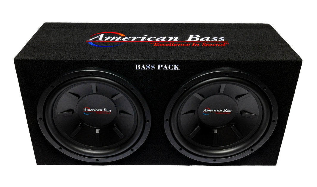 Bass Pack Dual 12″ Loaded Subwoofer Enclosure with Amplifier | 600 Watts RMS - BP-400