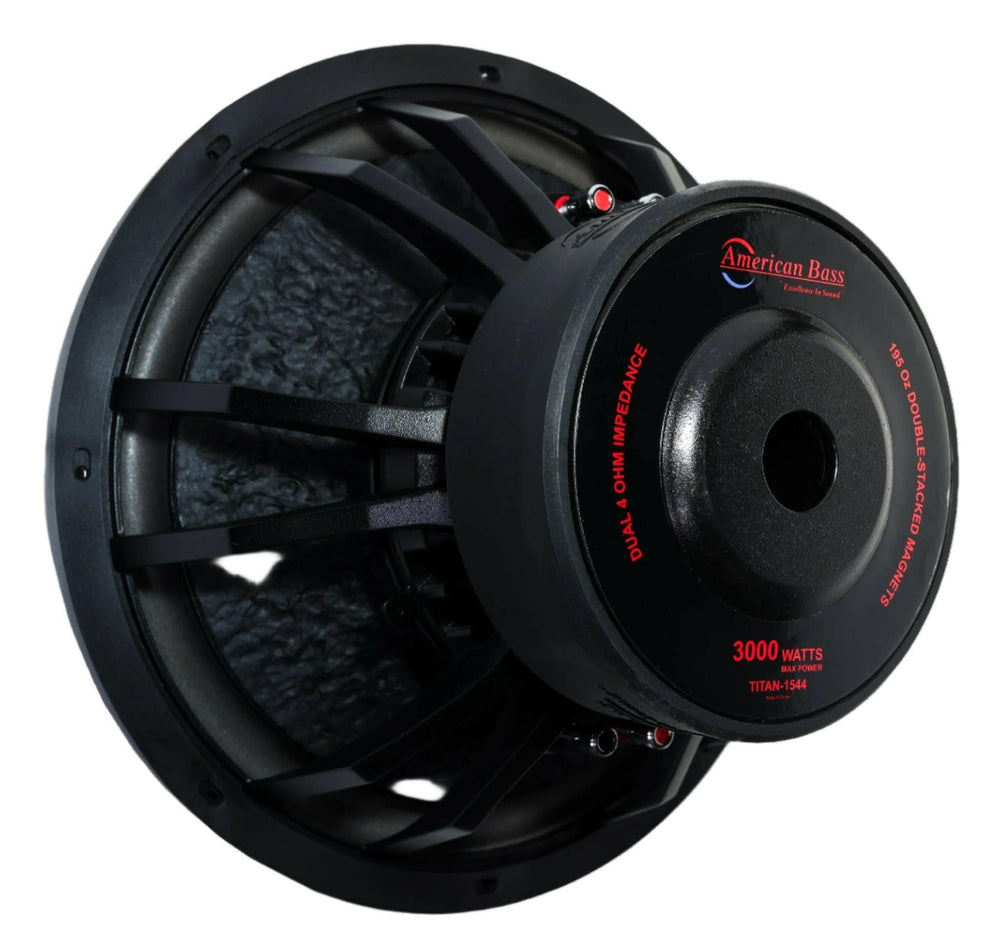 TITAN 15″ Car Subwoofer | 800 Watts RMS | Dual Voice Coil 4 Ohm - Version 1