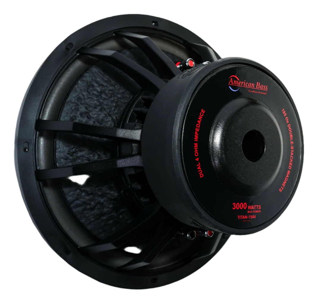 TITAN 15″ Car Subwoofer | 800 Watts RMS | Dual Voice Coil 4 Ohm - Version 1