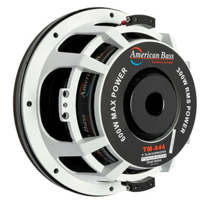 Titanium 8″ Car Subwoofer | 500 Watts RMS | Dual Voice Coil 4 Ohm (Shallow Mount) - Version 1