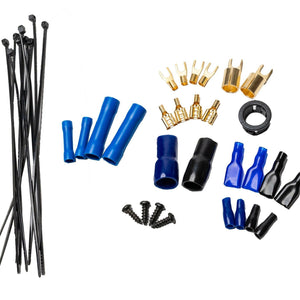 VFL 0 Gauge Complete OFC (Oxygen Free Copper) Amplifier Wiring Kit - High Power Car Audio Amp Install Kit with Power, Ground & RCA Cables - Version 1