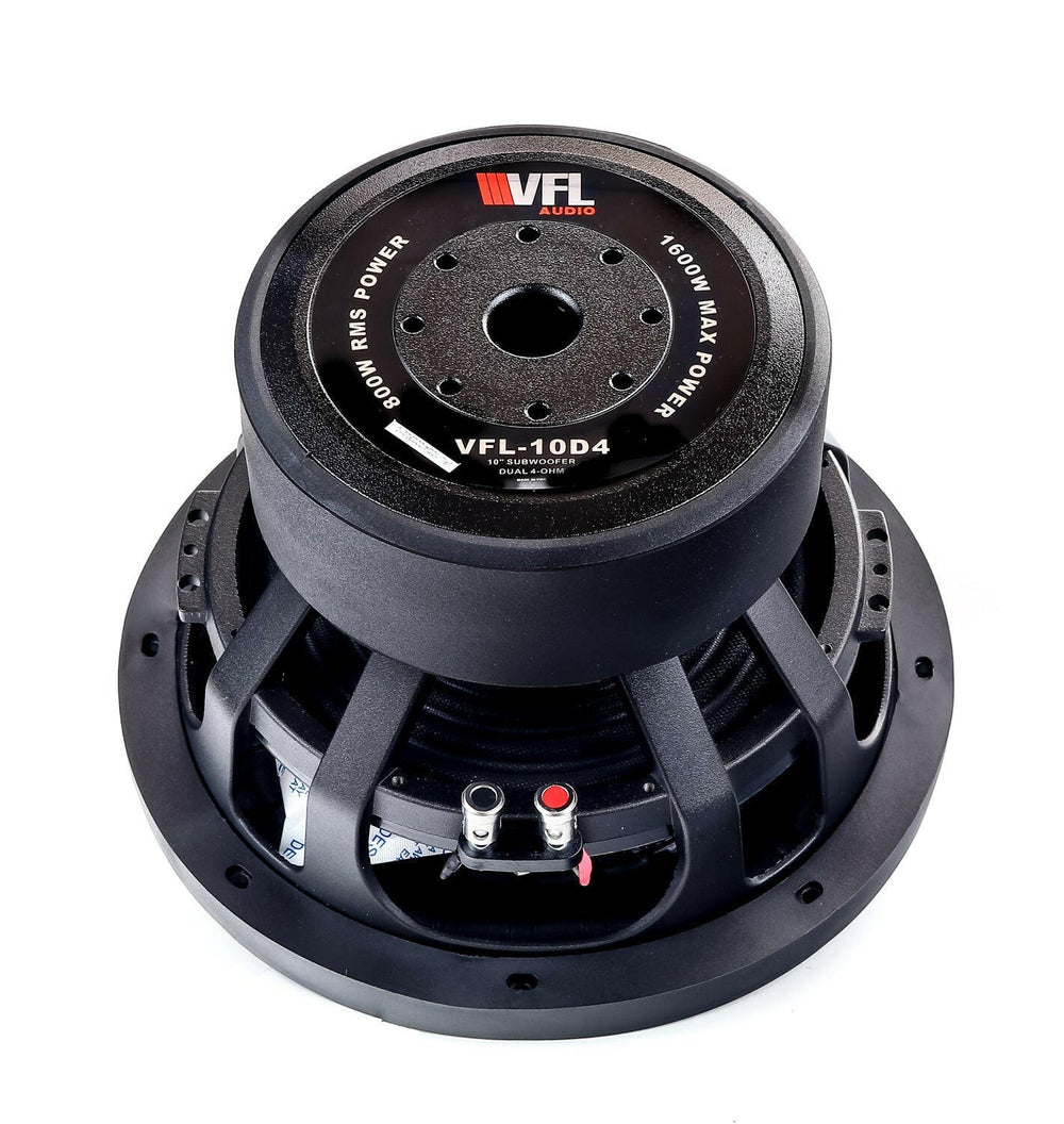 VFL 10″ Car Subwoofer | 800 Watts RMS | Dual Voice Coil 4 Ohm - 4 Ohm