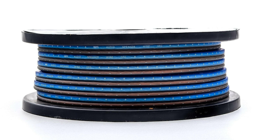 VFL 12 Gauge OFC Wire 100ft Roll - Blue and Black