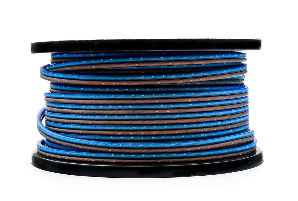 VFL 14 Gauge OFC Wire 200ft Roll - Blue and Black