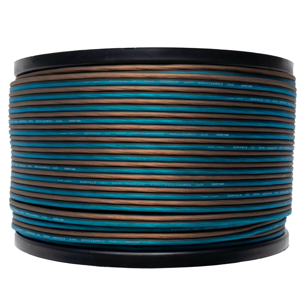 VFL 16 Gauge OFC Wire 100ft Roll - Black & Blue Twisted