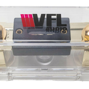 VFL 4 Gauge Complete OFC (Oxygen Free Copper) Amplifier Wiring Kit - High Power Car Audio Amp Install Kit with Power, Ground & RCA Cables - Version 1