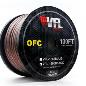 VFL 4 Gauge OFC Wire 100ft Roll