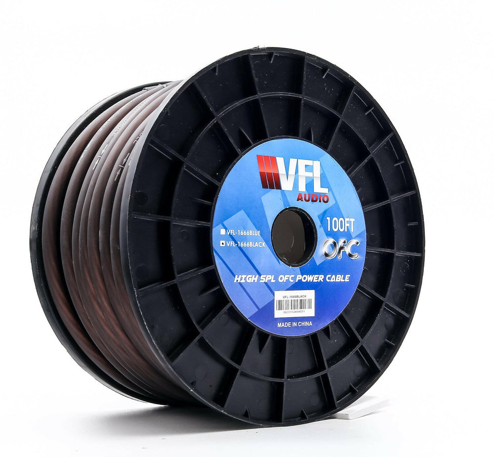 VFL 4 Gauge OFC Wire 100ft Roll