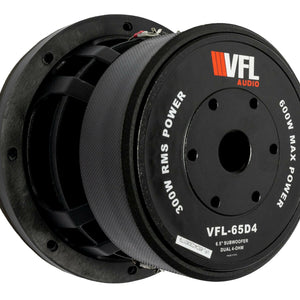 VFL 6.5″ Car Subwoofer | 300 Watts RMS | Dual Voice Coil 4 Ohm - 4 Ohm