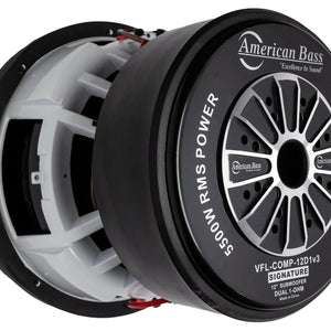 VFL Comp Signature 12″ Car Subwoofer | 5000 Watts RMS | Dual Voice Coil 1 Ohm or 2 Ohm