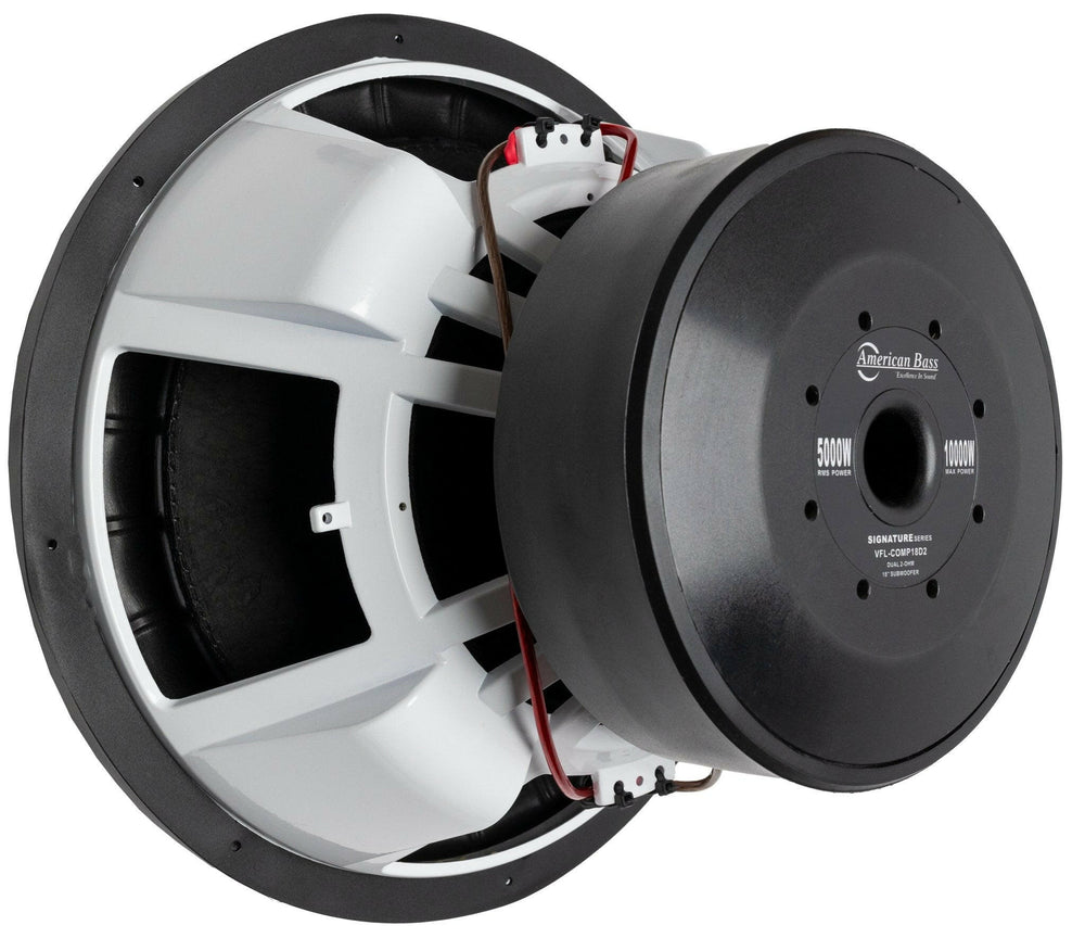 VFL Comp Signature 18″ Car Subwoofer | 5000 Watts RMS | Dual Voice Coil 1 Ohm or 2 Ohm