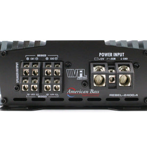 VFL REBEL-2400.4 Class D High Performance Amplifier - VFL REBEL-2400.4