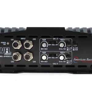 VFL REBEL-2400.4 Class D High Performance Amplifier - VFL REBEL-2400.4