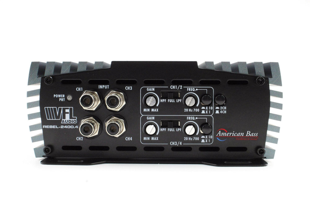 VFL REBEL-2400.4 Class D High Performance Amplifier - VFL REBEL-2400.4
