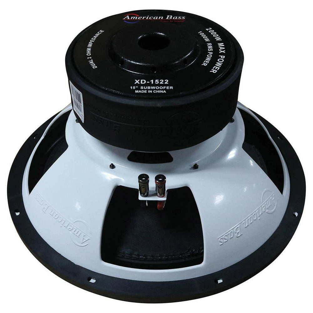 XD 15″ Car Subwoofer | 1000 Watts RMS | Dual Voice Coil 2 Ohm or 4 Ohm
