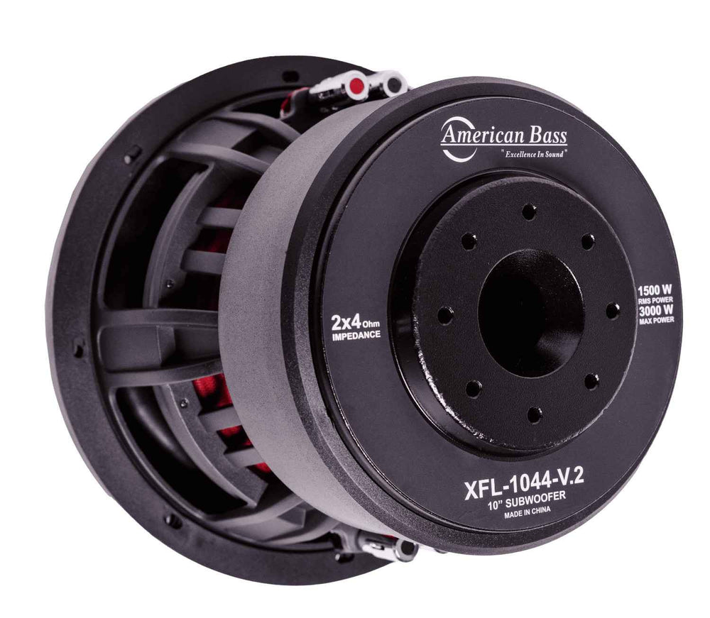 XFL 10″ Car Subwoofer | 1500 Watts RMS | Dual Voice Coil 2 Ohm or 4 Ohm
