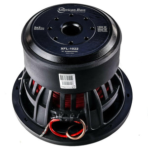 XFL 10″ Car Subwoofer | 1500 Watts RMS | Dual Voice Coil 2 Ohm or 4 Ohm
