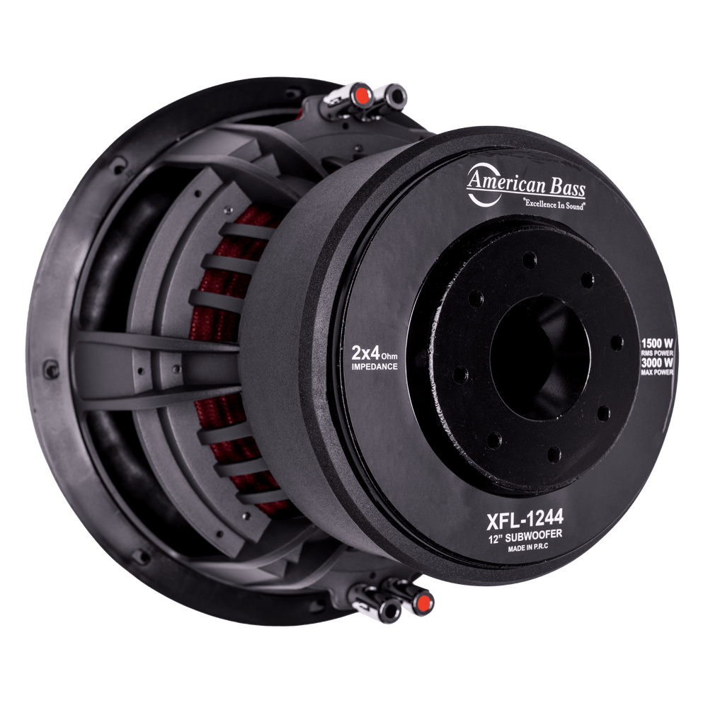 XFL 12″ Car Subwoofer | 1500 Watts RMS | Dual Voice Coil 2 Ohm or 4 Ohm