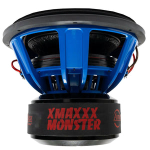 XMAXXX Monster 15″ Car Subwoofer | 4000 Watts RMS | Dual Voice Coil 1 Ohm or 2 Ohm