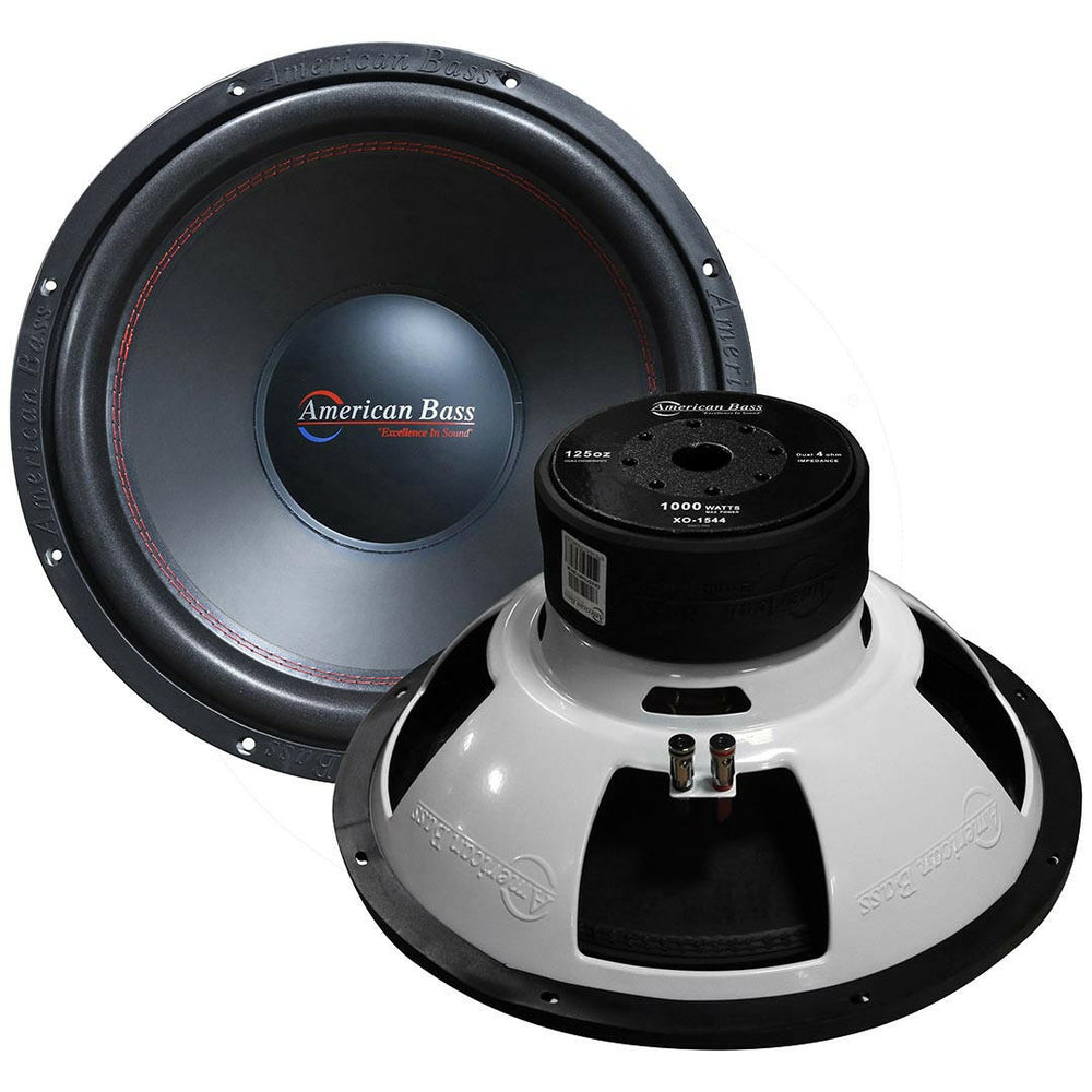 XO 15″ Car Subwoofer | 500 Watts RMS | Dual Voice Coil 4 Ohm - Version 1
